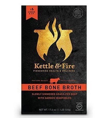 Kettle & Fire Grassfed Pasture Raised Beef Bone Broth