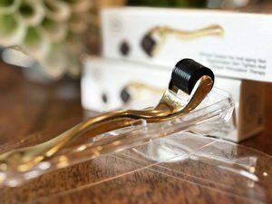 Derma roller microneedling for skin rejuvenation and hair loss